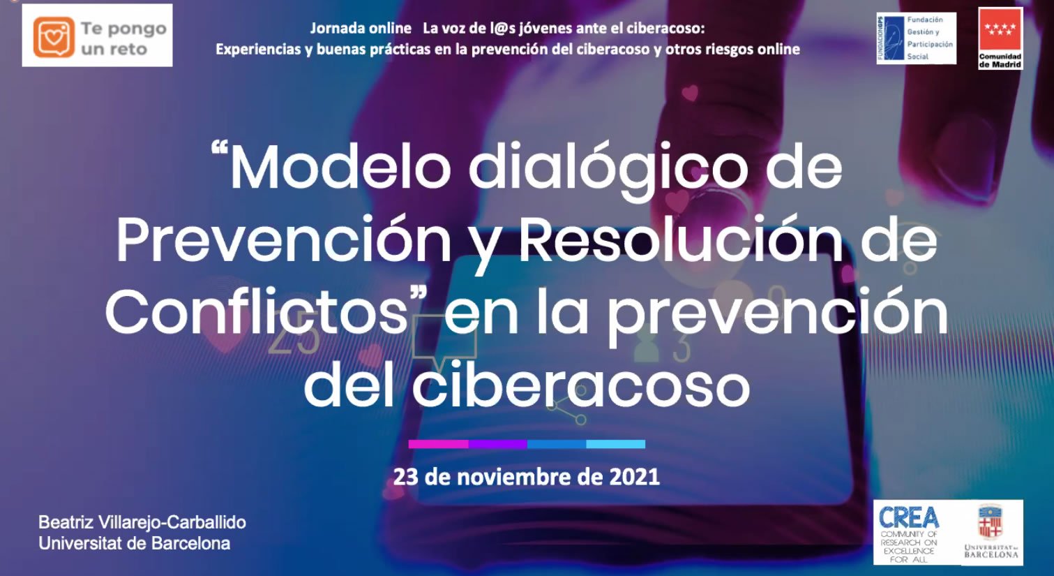 PDA Bullying | Modelo Dialógico de Prevención y Resolución de Conflictos:  evidencia del éxito de la prevención del ciberbullying en una escuela de  primaria en Cataluña